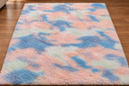 Rainbow Swirl Shaggy Rug