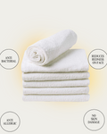 Face Towel Pack of 6 100% Cotton (Anti allergic)