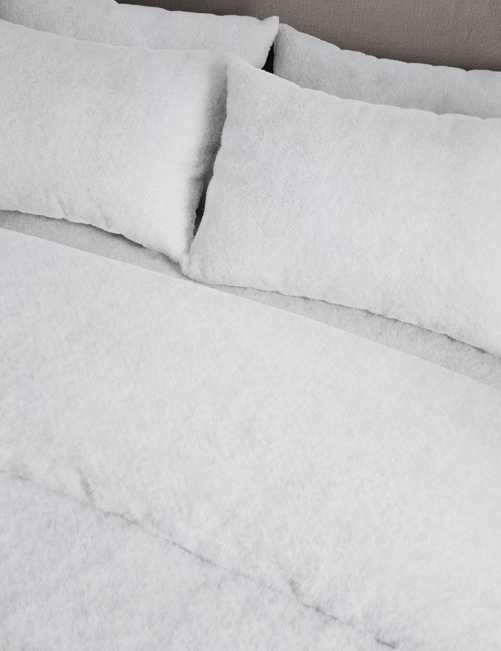 Fleece White Bed Sets