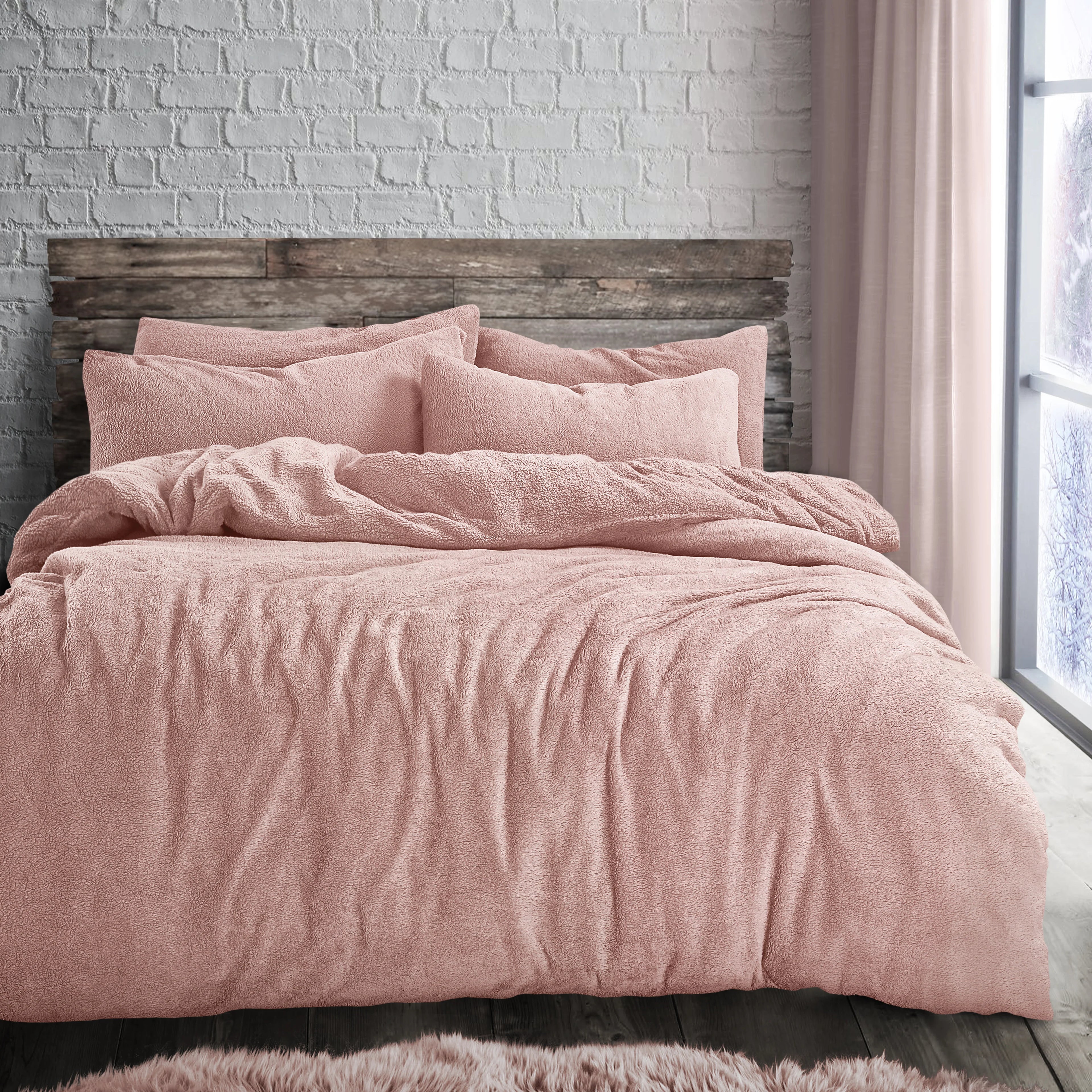 Fleece Pink Bed Sets