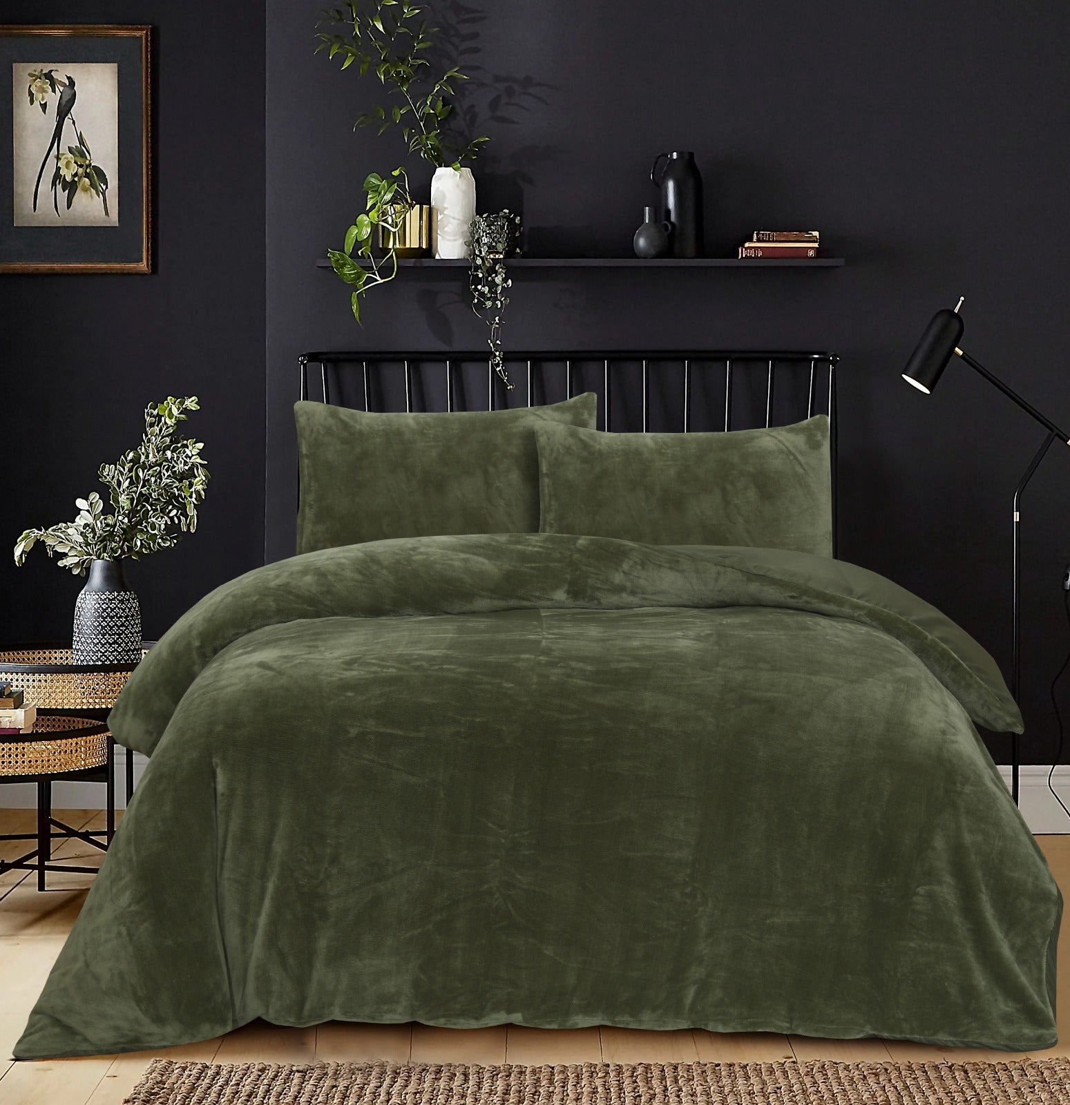 Olive Grove Summer Fleece Bed Spread