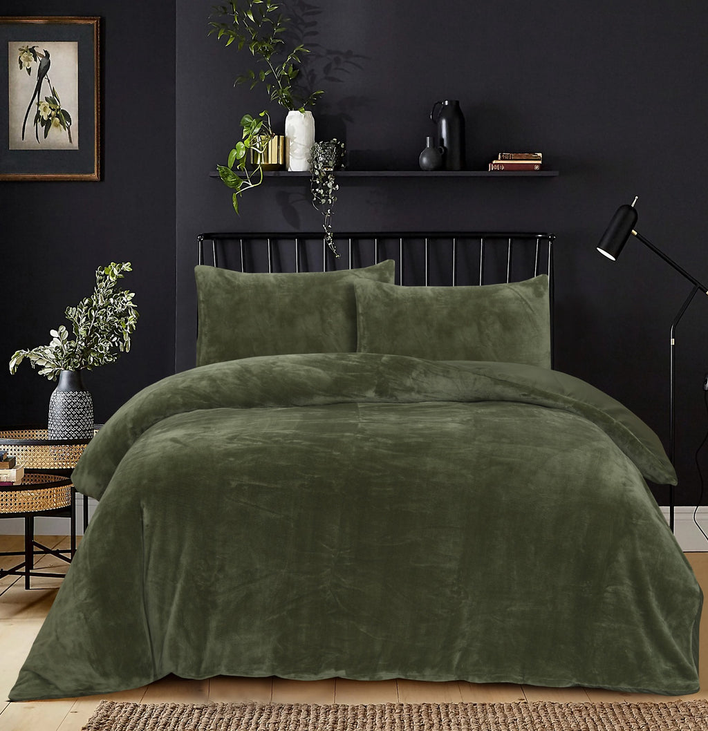 Olive Grove Summer Fleece Bed Spread