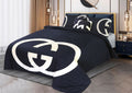 Black & Gold Bed Set