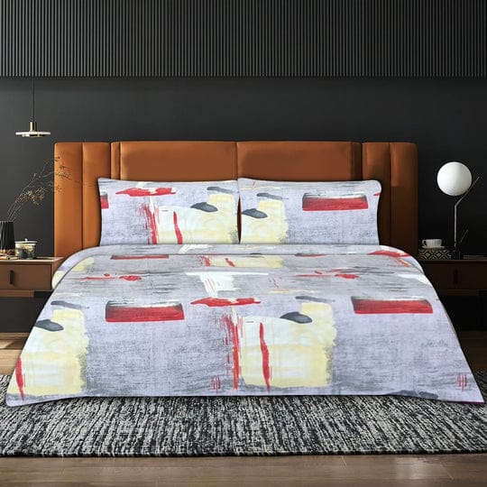 Grey Tapestry Bed Set