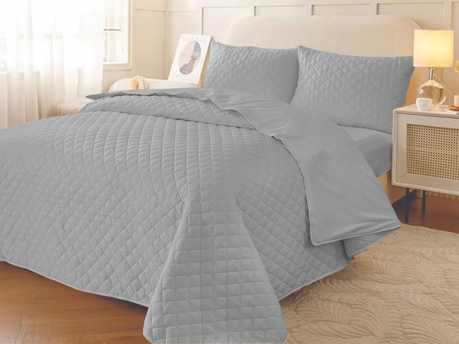 Silver Haze Bed Set