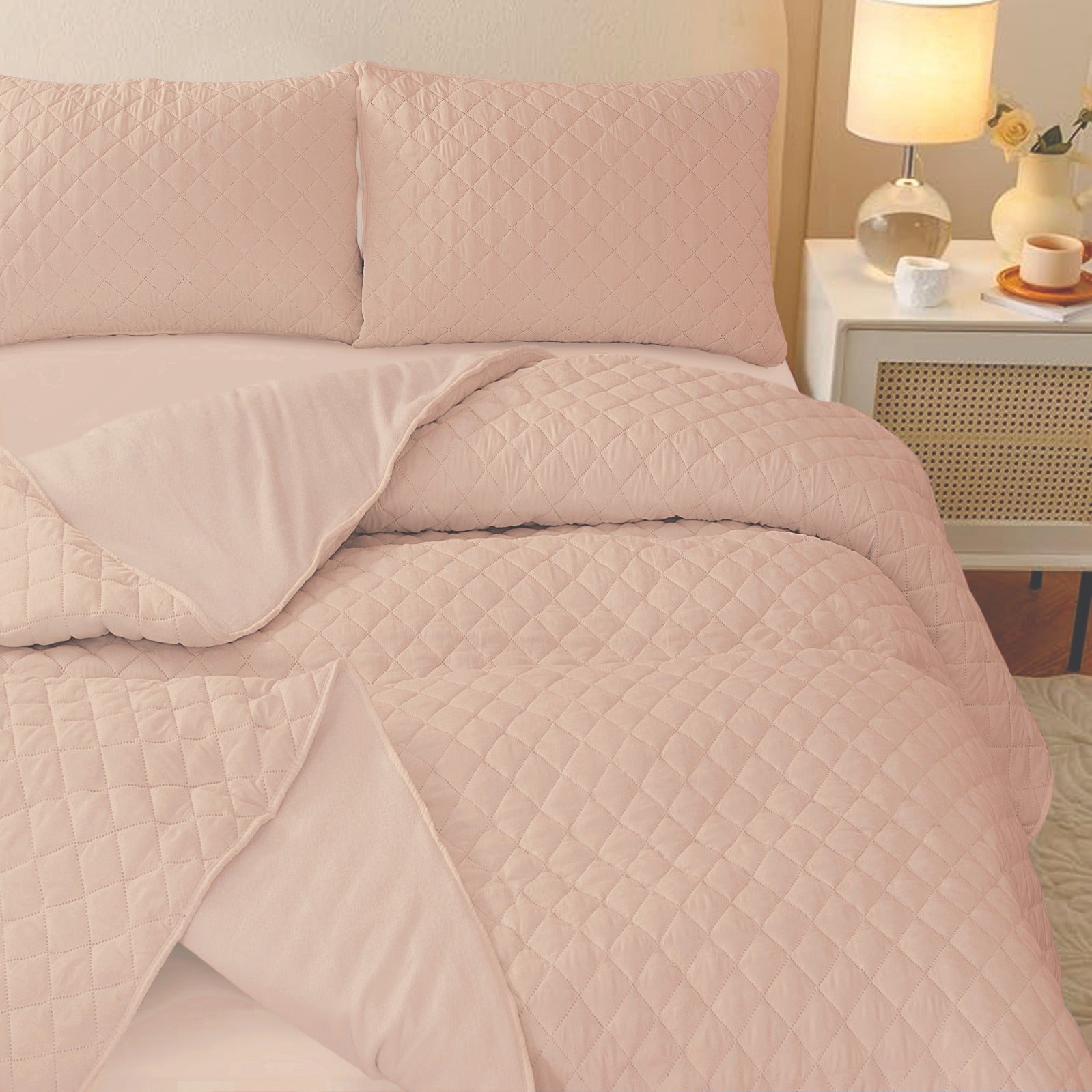 Dusty Rose Bed Set