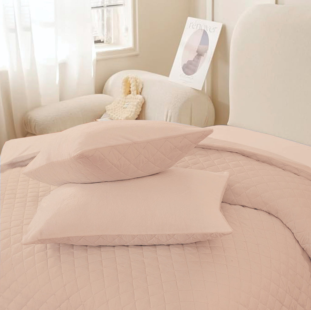 Dusty Rose Bed Set