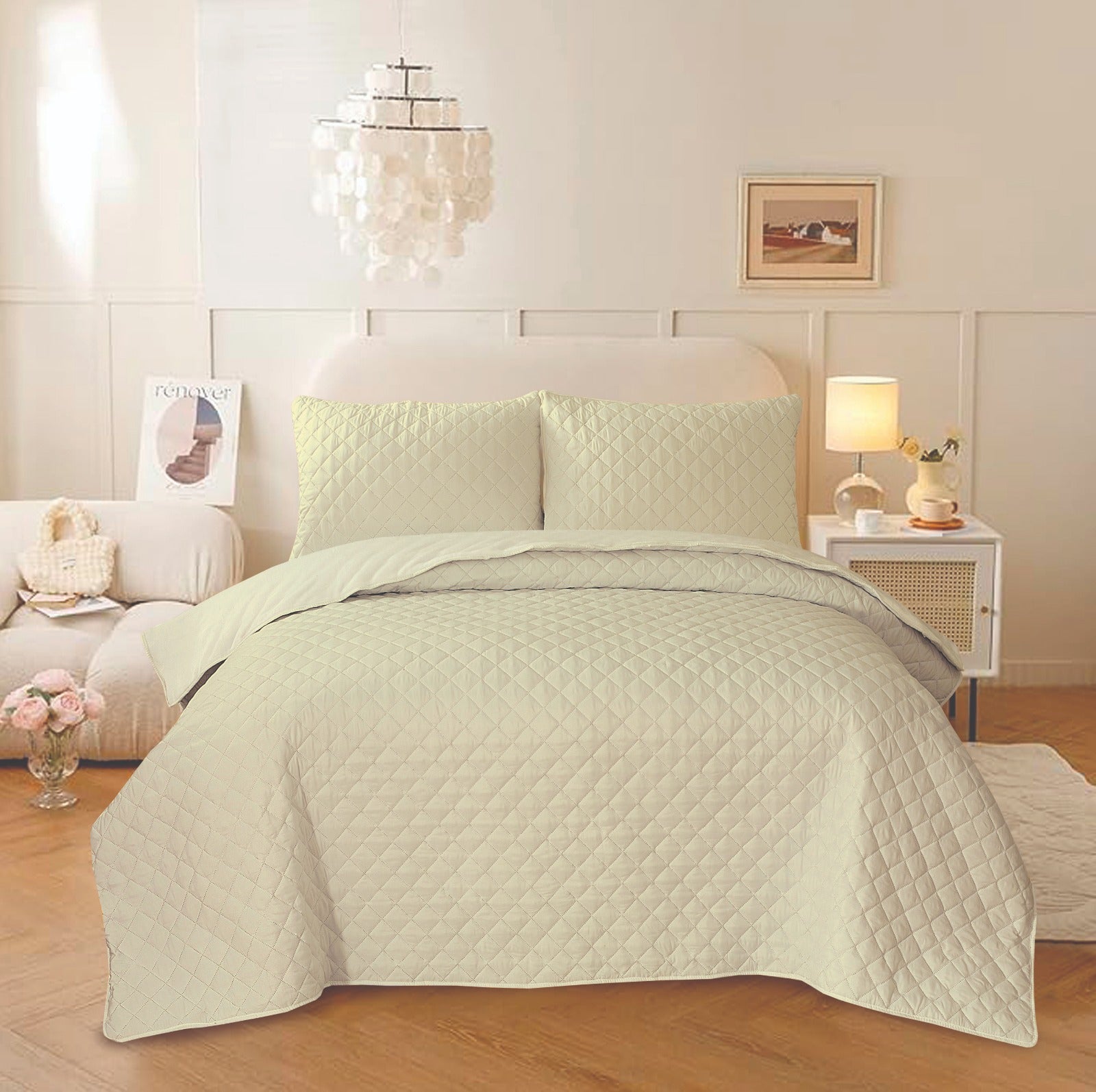 Ivory Embrace Bed Set