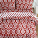 Scarlet Dreams Quilted Bed Spread Set