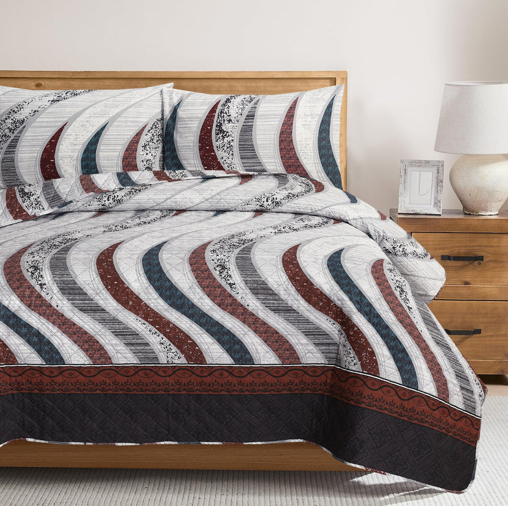 Urban Tides Quilted Bed Spread Set