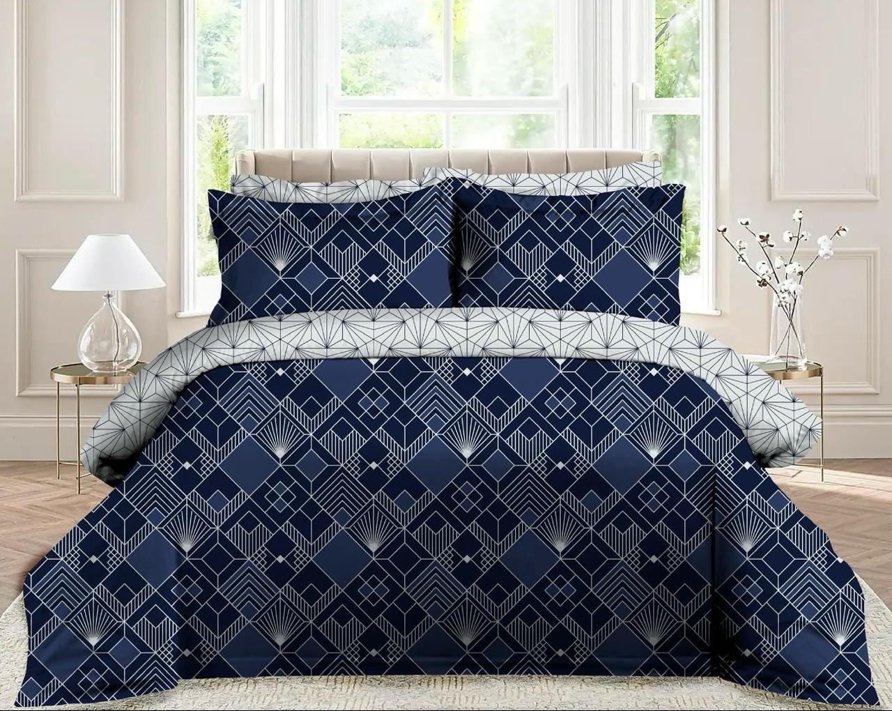 Octagon Microfiber Bed Set