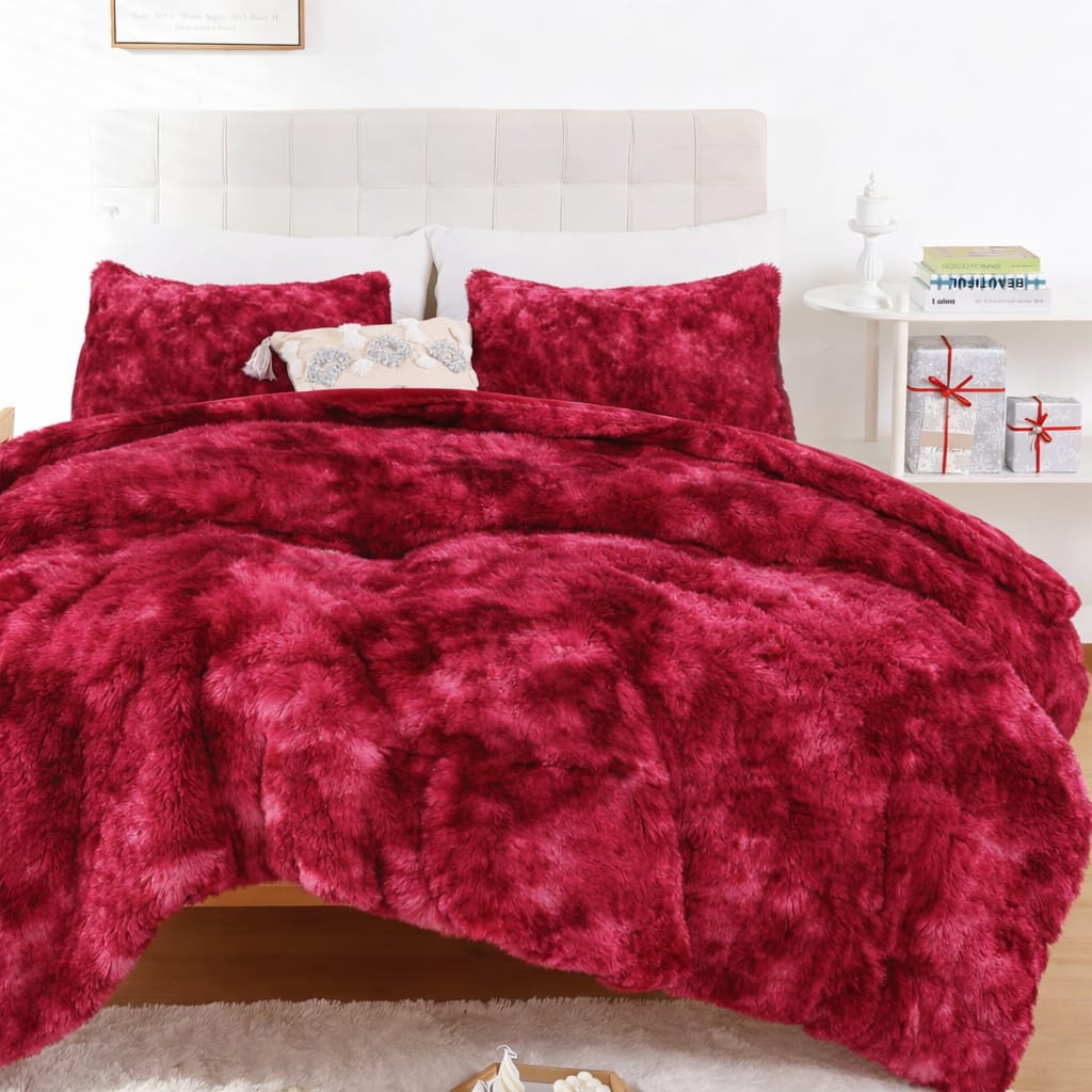 Red Paradise Shaggy Set