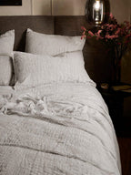 White Seer Sucker Duvet