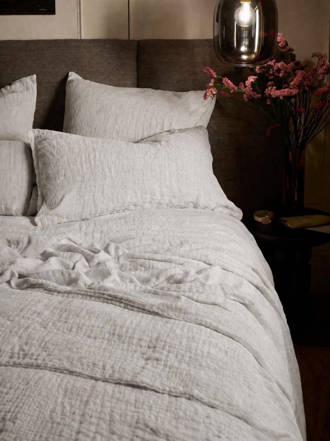 White Seer Sucker Duvet