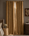 Camel Soft Velvet Curtains