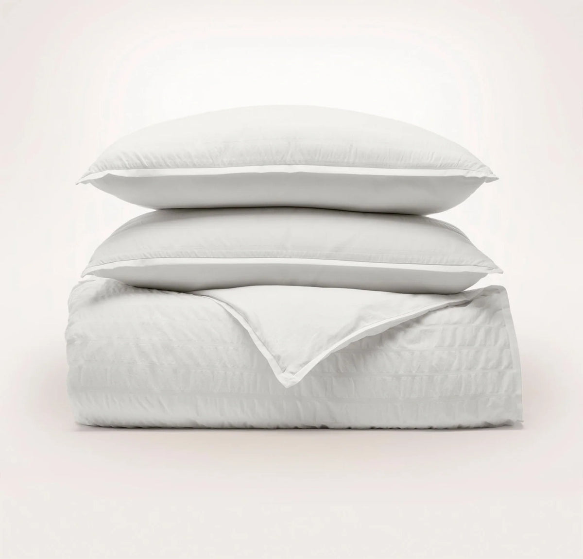 White Seer Sucker Duvet set