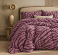 Savanna Dusty Lavender Shaggy Bed Set