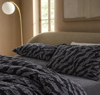 Savanna Onyx Shaggy Bed Set