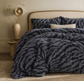 Savanna Onyx Shaggy Bed Set