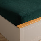 Forest Green Fleece Fitted Sheet