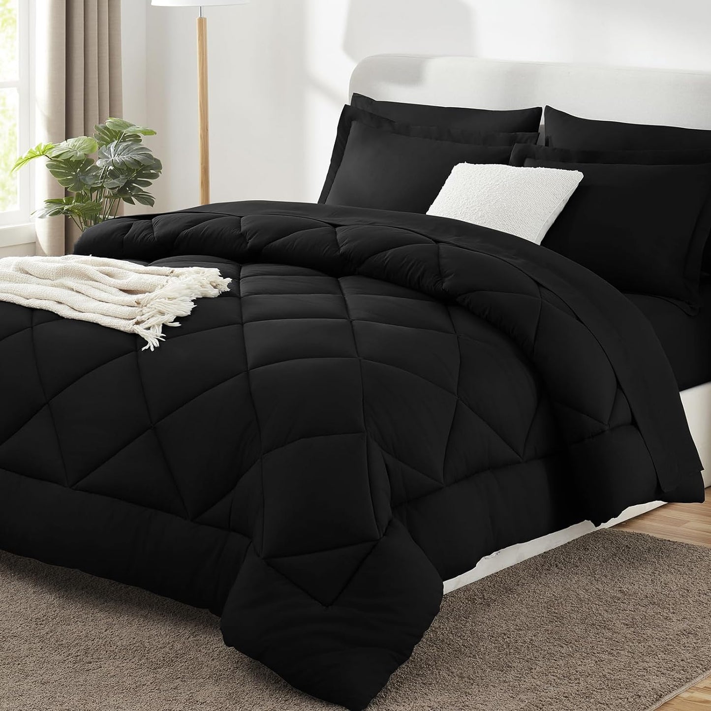 Black Cloud Soft Bed Set