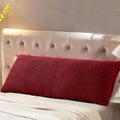 Red Fleece Body Pillow