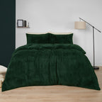 Fleece Forest Green Bed Sets