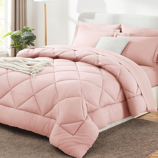 Pink Cloud Soft Bed Set
